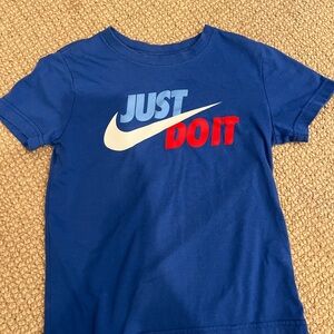 Nike Blue and White Short Sleeve Tees